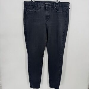 DENIZEN By Levis Modern Skinny Jeans Black Wash Womens Size 18W High rise Ankle